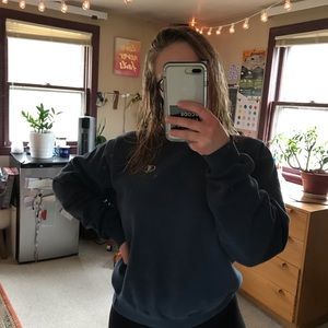 Vintage Blue Champion Crew Neck Sweatshirt